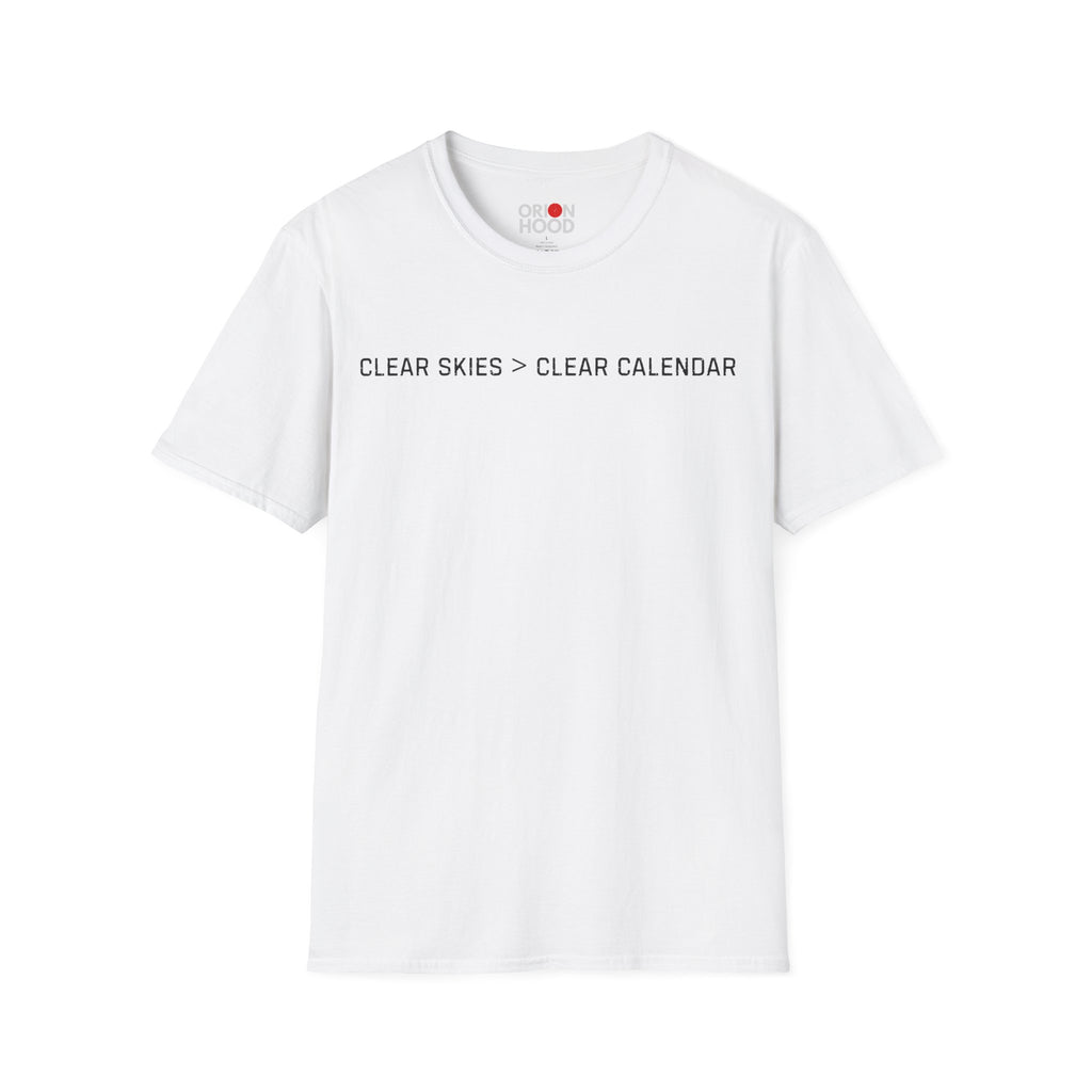 Clear Calendar Unisex T-Shirt