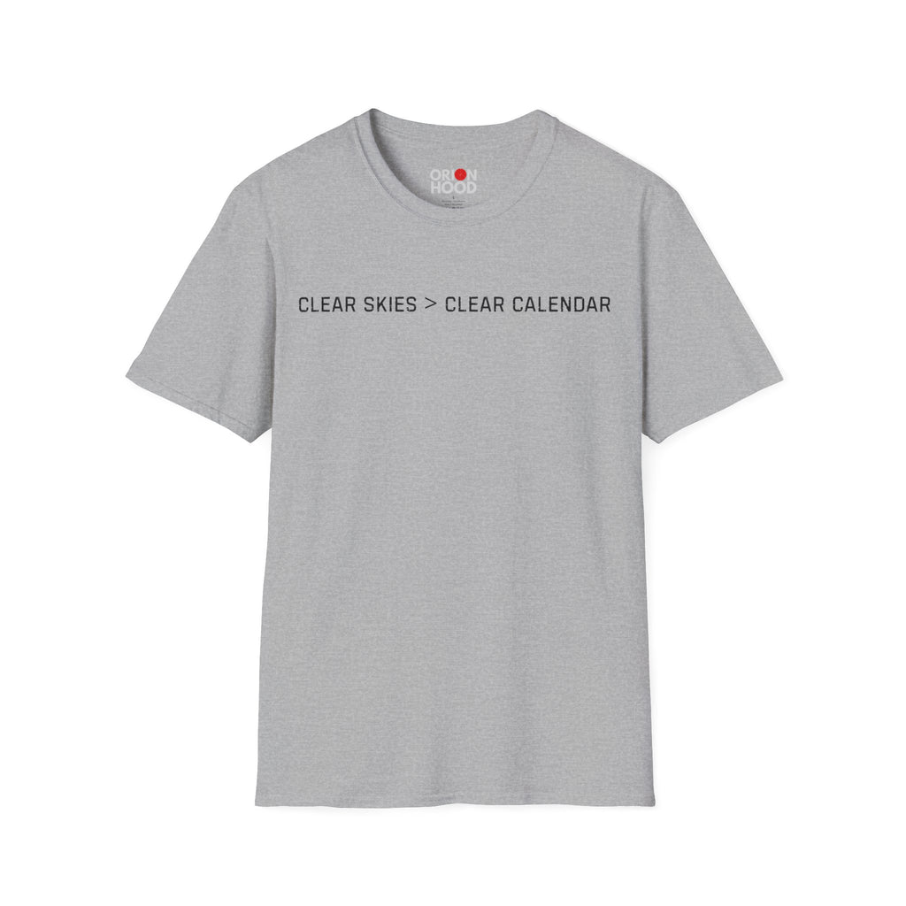 Clear Calendar Unisex T-Shirt