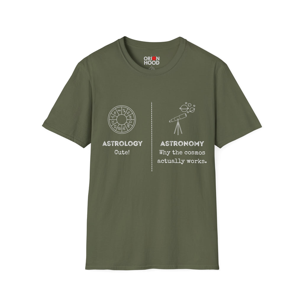 Astronomy vs. Astrology Unisex T-Shirt