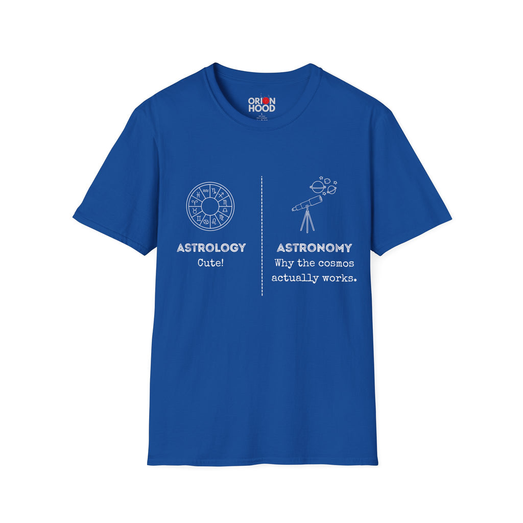 Astronomy vs. Astrology Unisex T-Shirt