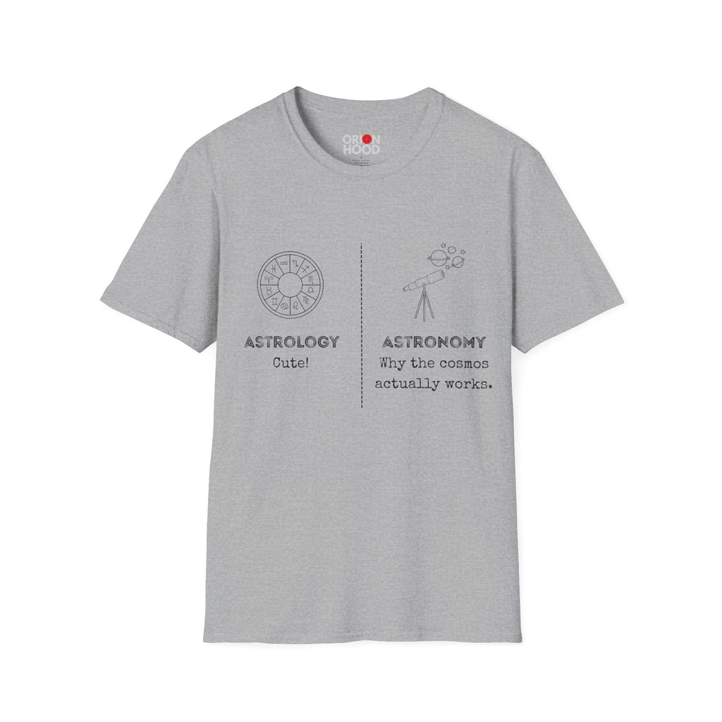 Astronomy vs. Astrology Unisex T-Shirt