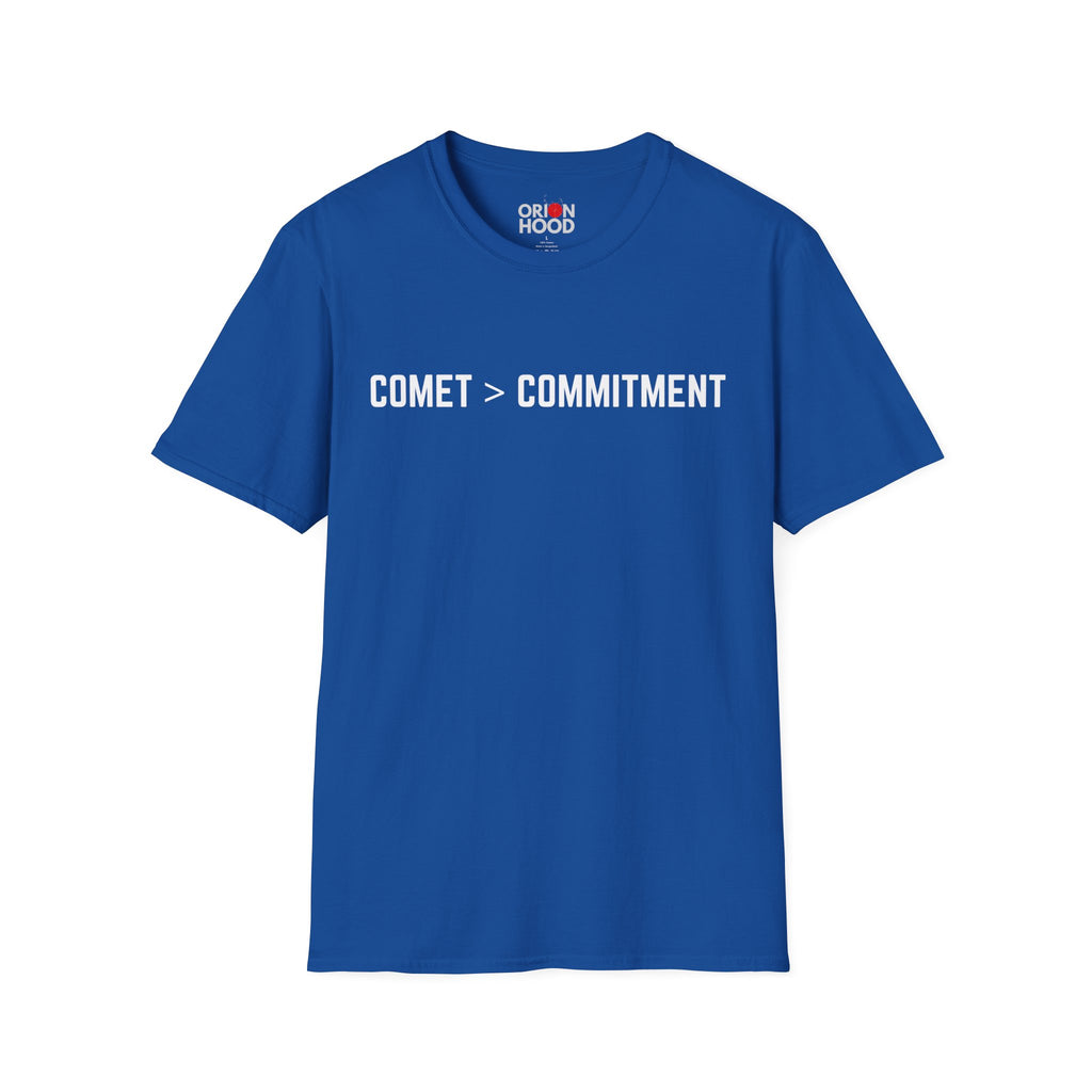 Comet vs Commitment Unisex T-Shirt