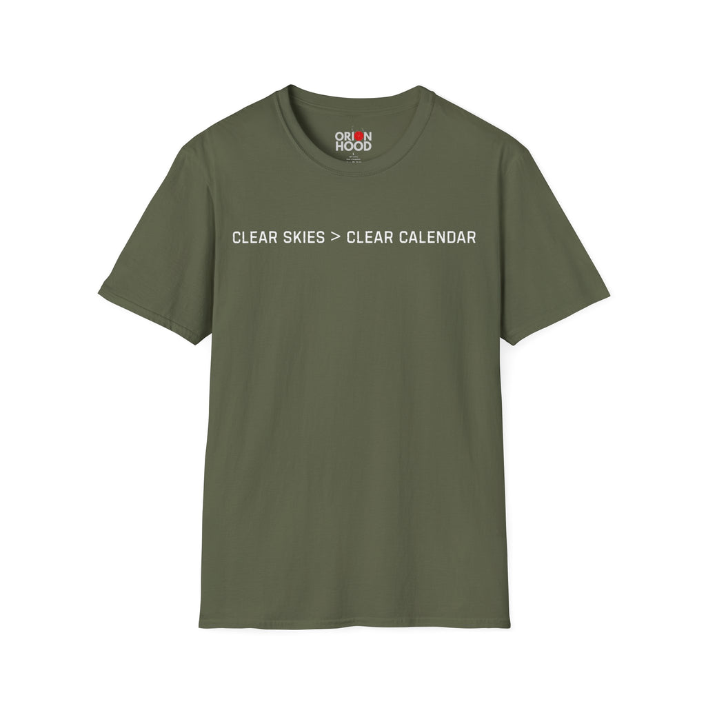 Clear Calendar Unisex T-Shirt