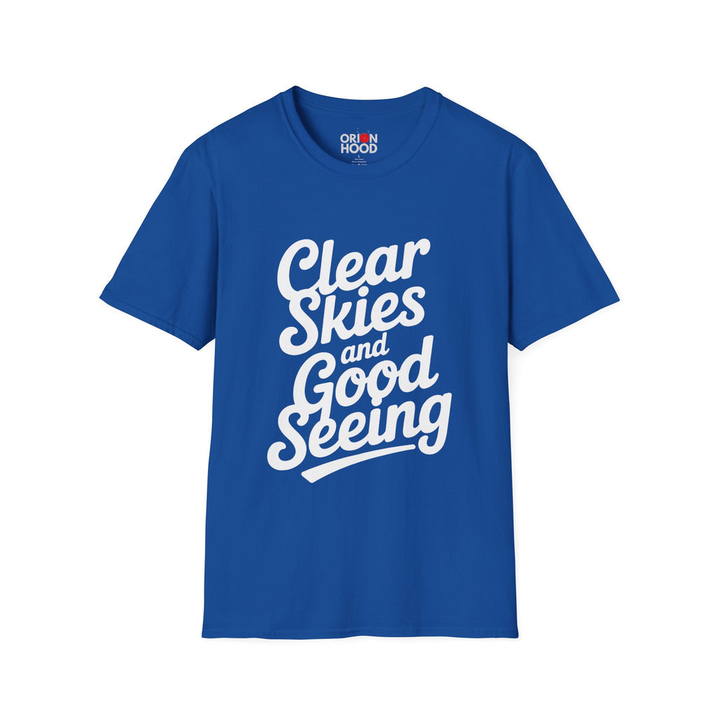 Clear Skies and Good Seeing Unisex T-Shirt