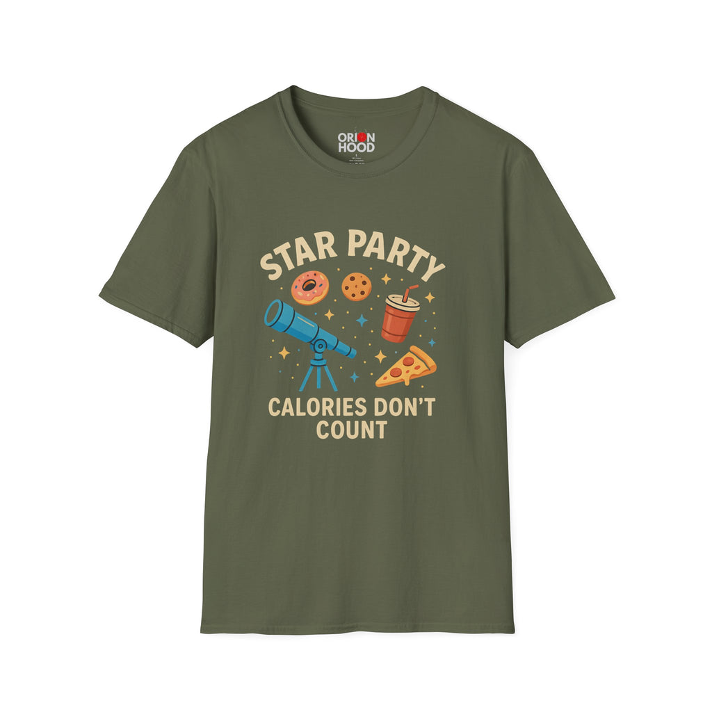 Star Party Calories Don't Count Unisex T-Shirt