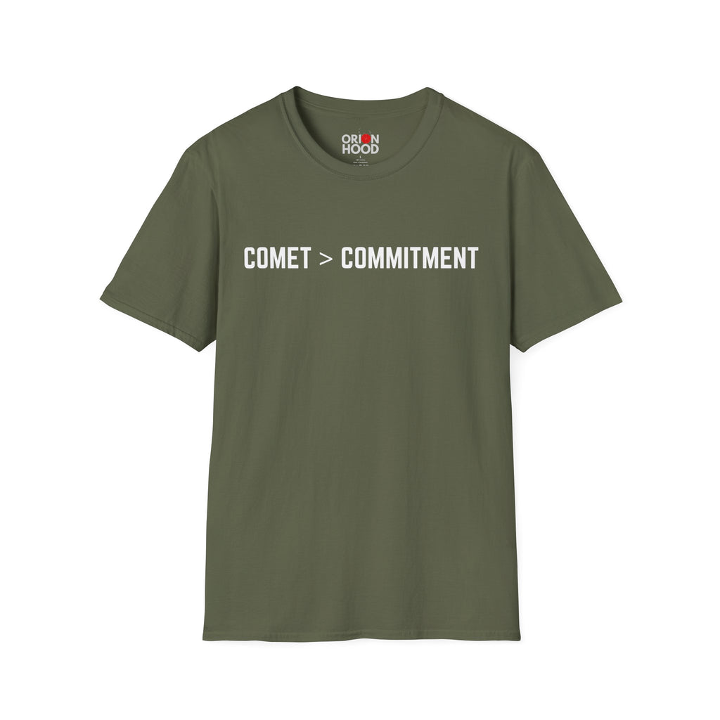 Comet vs Commitment Unisex T-Shirt