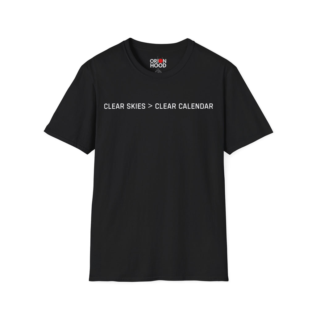 Clear Calendar Unisex T-Shirt