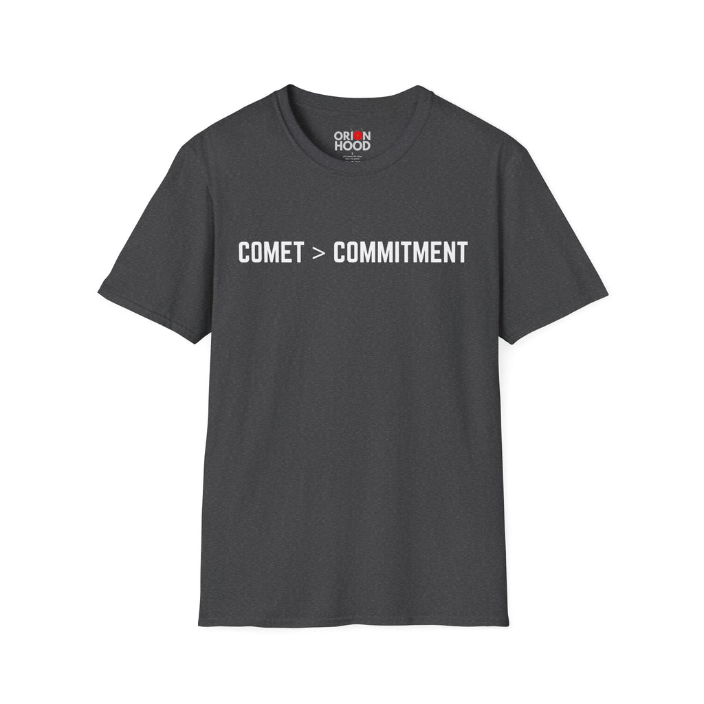 Comet vs Commitment Unisex T-Shirt