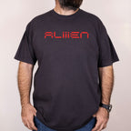 Worn: ALiiiEN printed on a Comfort Colors 1717 tee