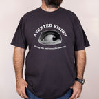 Worn: Averted Vision printed on a Comfort Colors 1717 tee