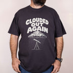 Worn: Clouded Out Again printed on a Comfort Colors 1717 tee