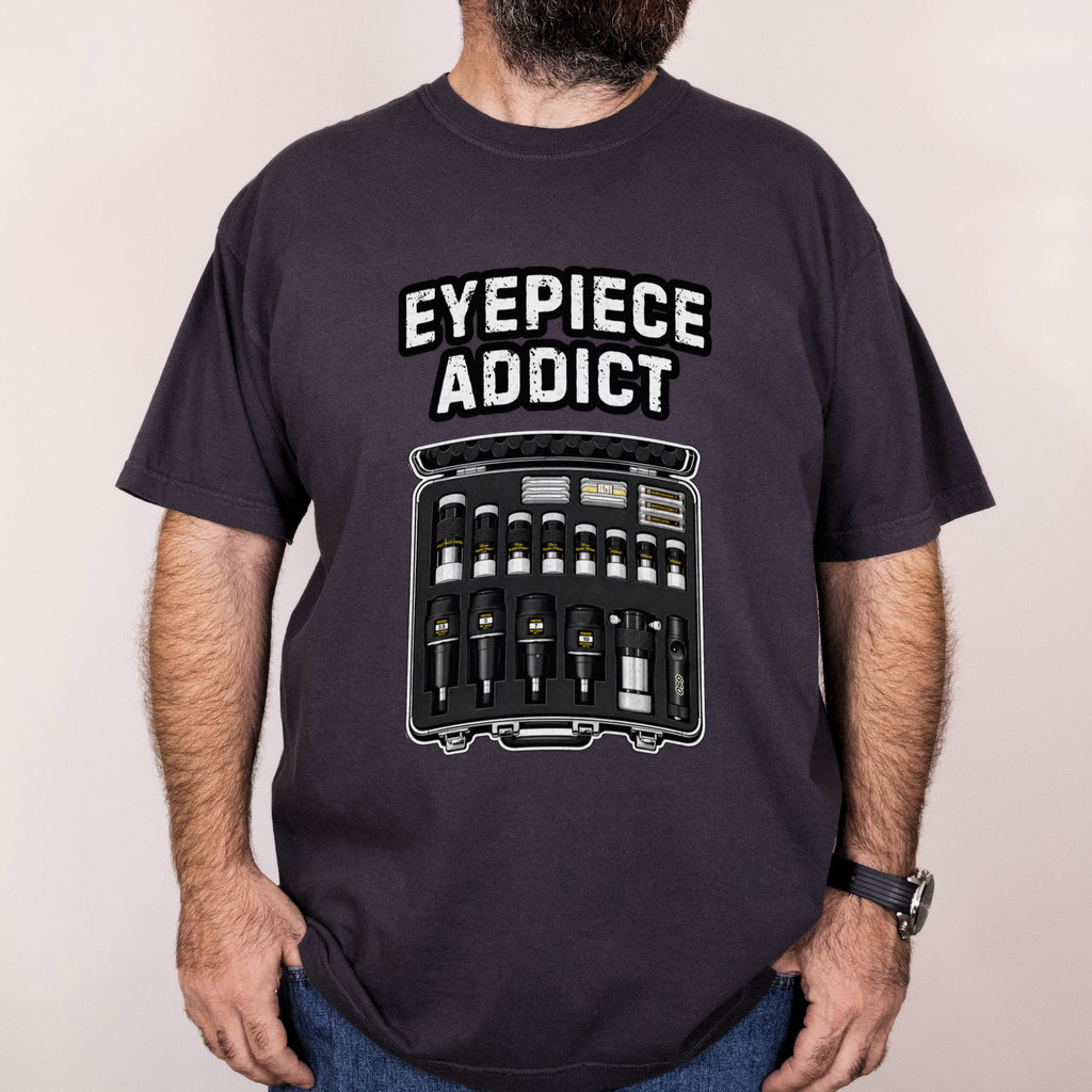 Worn: Eyepiece Addict printed on a Comfort Colors 1717 tee