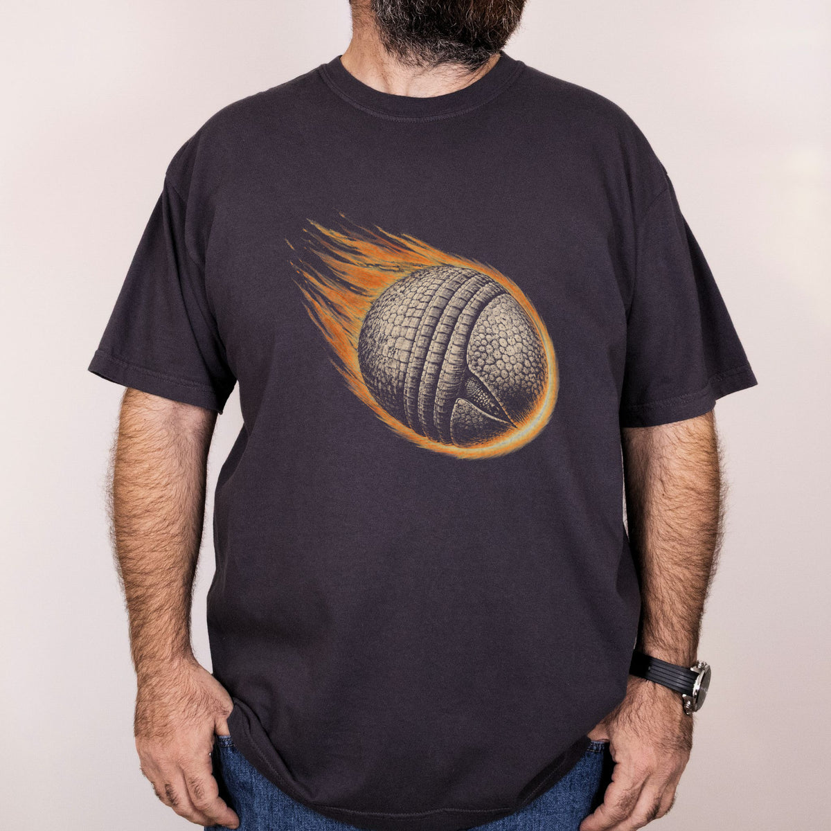 Worn: Houston, I'm Rolling printed on a Comfort Colors 1717 tee