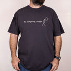 Worn: No Stargazing Tonight printed on a Comfort Colors 1717 tee