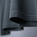 Close-up of the sleeve hem drape showing the weight of the Comfort Colors 1717 cotton