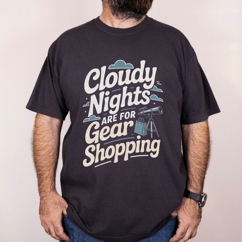 Worn: Shopping Nights printed on a Comfort Colors 1717 tee