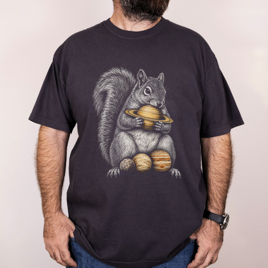 Worn: The Solar Stash printed on a Comfort Colors 1717 tee