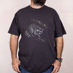 Worn: The Stars Are Down Here printed on a Comfort Colors 1717 tee