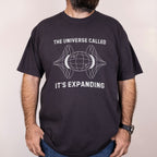 Worn: The Universe Called printed on a Comfort Colors 1717 tee
